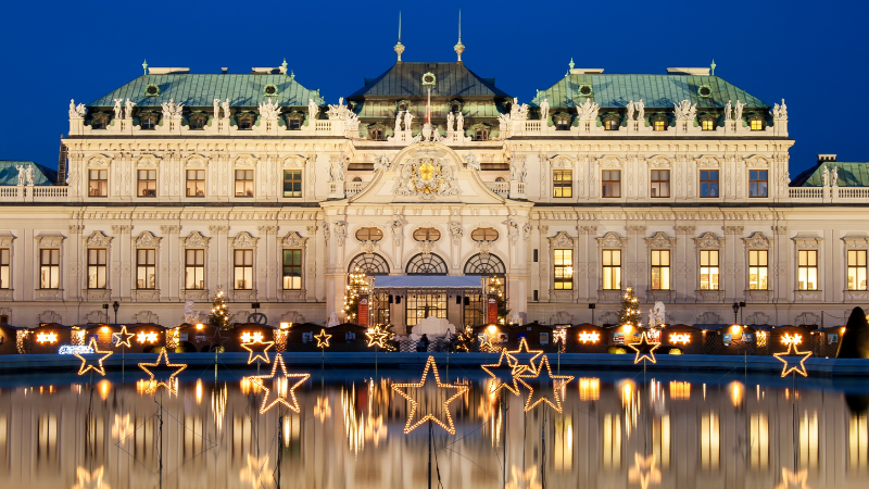 Julemarknad og konsertar i vakre Wien